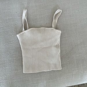 Zara ribbed tank